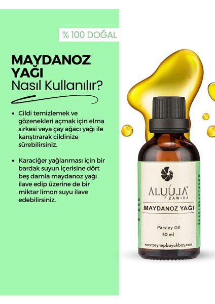 Aluula Zawira Maydonoz Yağı 50 Ml