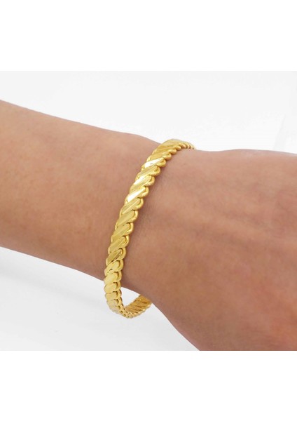 İmitasyon Burma Bilezik 3lü 6 mm Kalınlık BLZ-1222 fırsatları