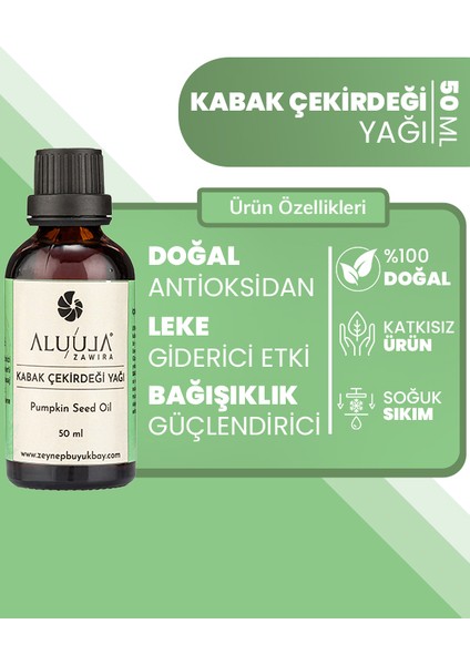 Kabak Çekirdeği Yağı 50 Ml