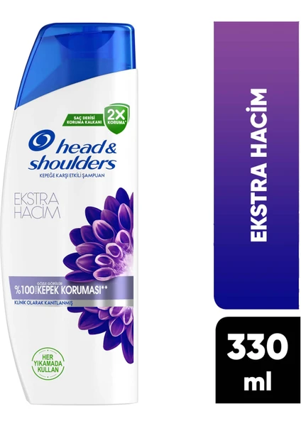 Head & Shoulders Ekstra Hacim Kepek Karşıtı 330ML Günlük Kullanım Şampuan