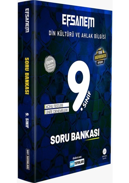 9.Sınıf Din Kültü ve Ahlak Bilgisi Efsane Konu Anlatımlı Soru Bankası Yeni Müfredata Yeni Kitap 2024