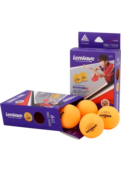 Lenwave LW-0383 6'lı Masa Tenisi Topu