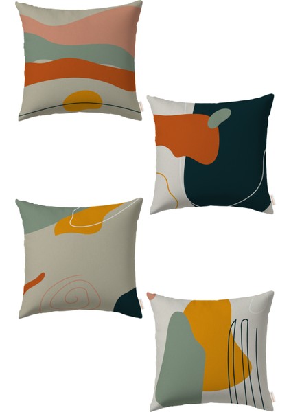 Bohem 4'lü Kırlent Kılıf Ds5