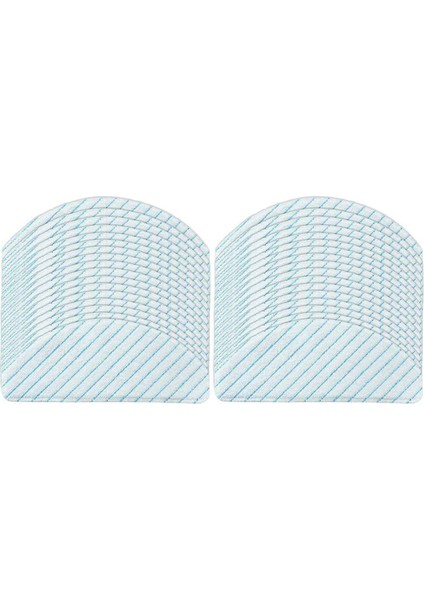 Запасные Части ПЫЛЕСОСА,240 Adet Mikrofiber Paspas Pedleri Ecovacs Deebot Ozmo T8 T9 Aıvı Elektrikli Süpürge Yıkanabilir Paspas Bezi Paçavra (Yurt Dışından)