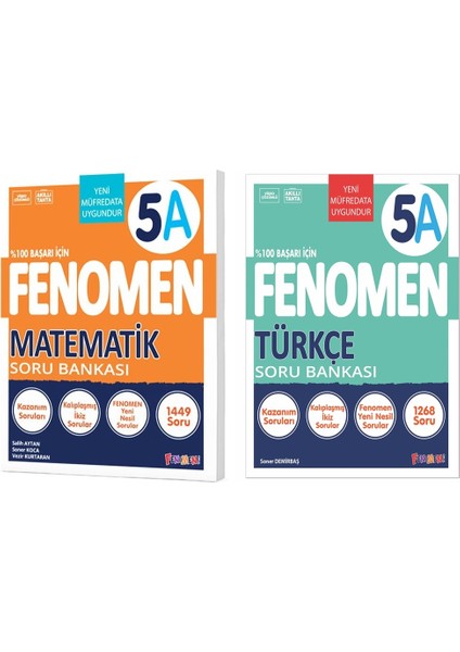 2025 5. Sınıf Matematik - Türkçe A Serisi Soru Seti 2 Kitap