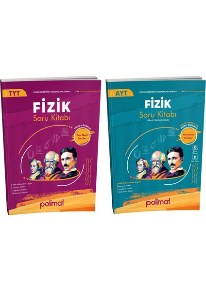2025 Tyt Ayt Fizik Soru Kitabı Seti 2 Kitap