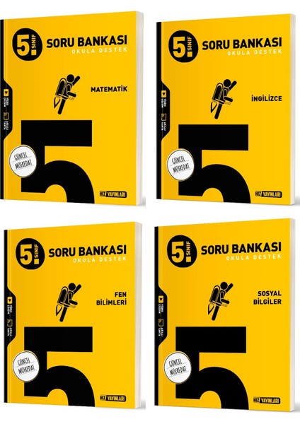 2025 5. Sınıf Matematik Ingilizce Fen Paragraf Soru Seti 4 Kitap