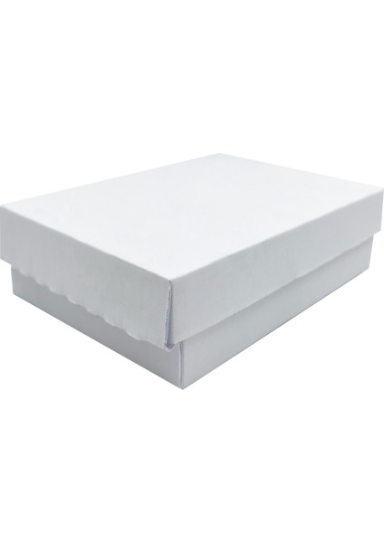 25X20X10 Hediye Kutusu 25 Adet - Beyaz