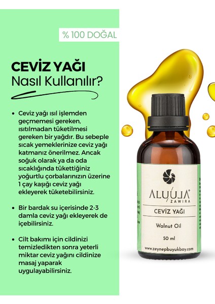 Ceviz Yağı 50 ml modelleri