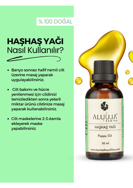 Haşhaş Yağı 50 Ml