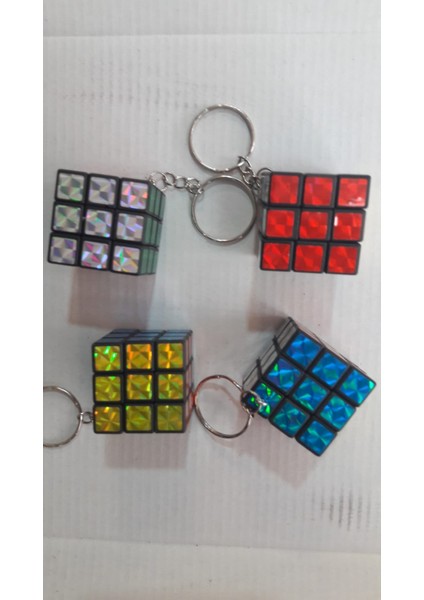 Öz Trend Store Mini Rubik Zeka Küpü (Sabır Küpü) Zeka Küpü ANAHTARLIK12 Adet