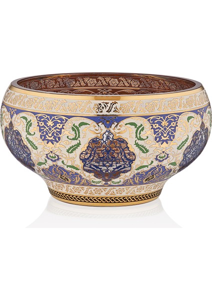 Selimiye 23 cm Dekoratif Cam Kase 9-03010449