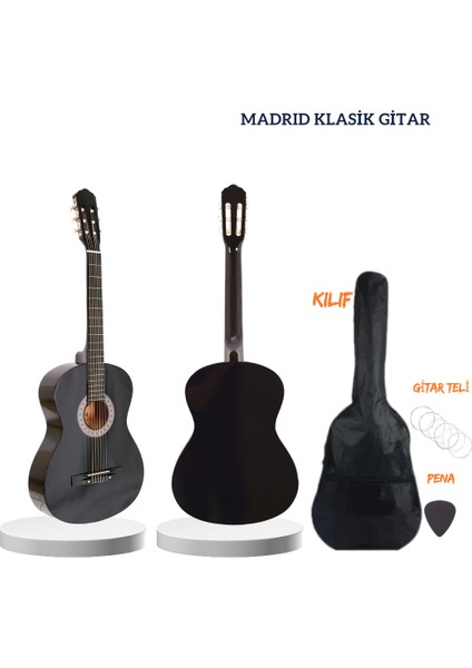 Madrıd Mcg Serisi Tam Boy Klasik Gitar Set Bk