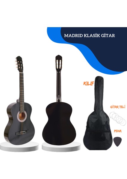 Madrıd Mcg Serisi Tam Boy Klasik Gitar Set Bk