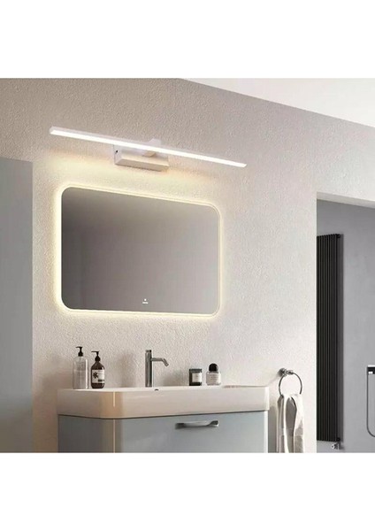 Berrak Modern Tasarım Beyaz Renk Gün Işığı Ledli Banyo - Mutfak - Salon LED Duvar Aplik