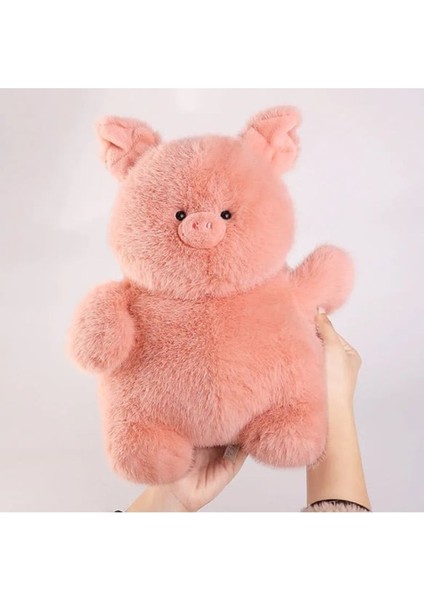 Sevimli Dostum Hediye Kutulu 45 cm Sevimli Domuzcuk Peluş Oyuncak