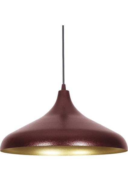 Nil Özel Modern Tasarım Bordo Içi Gold Metal Tekli Cafe - Mutfakavize