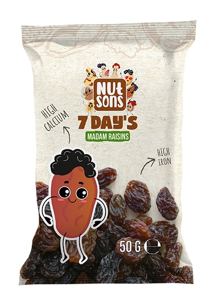 7 Days 50GR 7 Paket Üzüm