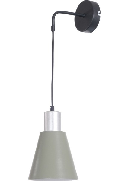 Trend Baston Modern Tasarım Salon - Mutfak - Yatak Odası - Yeşil Gri Renk Duvar Aplik