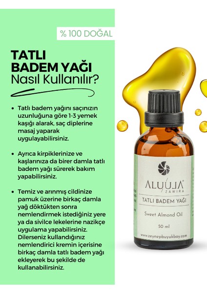 Tatlı Badem Yağı 50 Ml