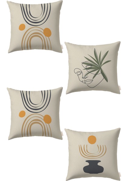 Bohem 4'lü Kırlent Kılıf Ds3