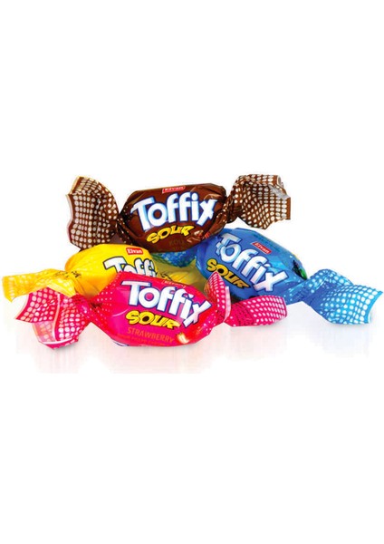 Toffix Sour Mix Şeker 1000 Gr. (1 Poşet)