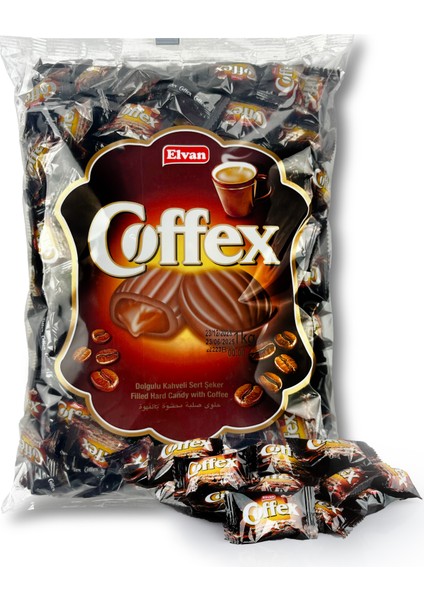 Coffex Kahveli Şeker 1000 Gr. (1 Poşet)