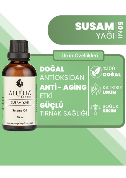 Aluula Zawira Susam Yağı 50 ml