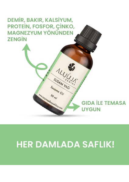 Aluula Zawira Susam Yağı 50 ml