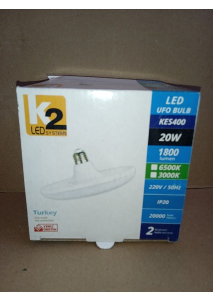 KES400 Ufo LED Ampül 20W