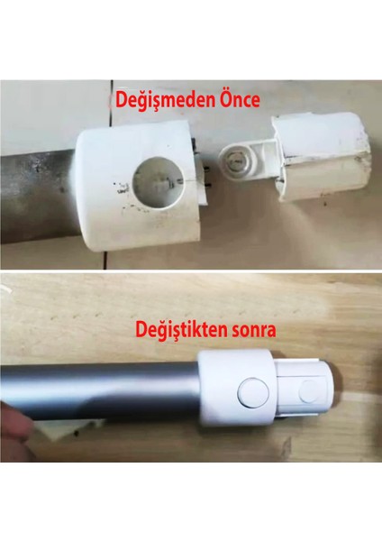 Xiaomi 1C-G9-G10 Dikey Süpürge Uyumlu Alüminyum Teleskopik Uzun Boru Gövde Bağlantı Aparatı fiyatları