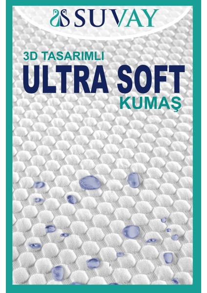 Premium Ultra Soft Sıvı Geçirmez Fitted Full Kenar Alez Tek Çift Kişilik Beyaz Renkli Yatak Koruyucu