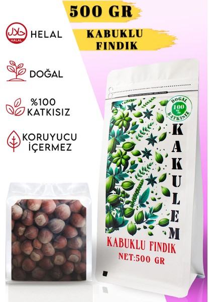 Sertifikalı Giresun Tombulu Kabuklu Fındık 500 gr