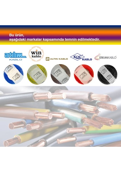 Öznur 2.5mm HO7Z1-U (Hffr Elektrik Kablosu Renk fiyatları