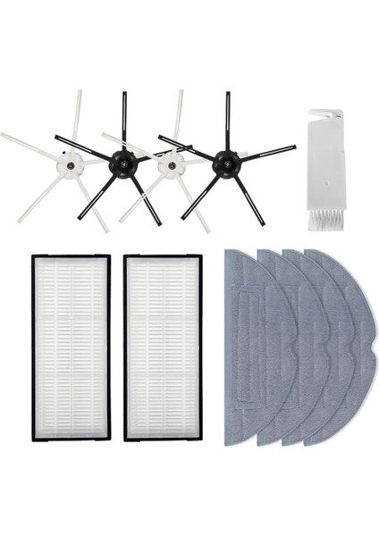 Aksesuar Seti T7S T7S Plus S7 Elektrikli Süpürge Paspas Pedleri Hepa Filtreleri Kenar Fırçaları Için Yedek Parçalar (Yurt Dışından)