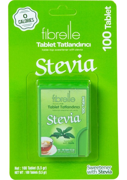 Cep Stevialı Tablet Tatlandırıcı 100'lü