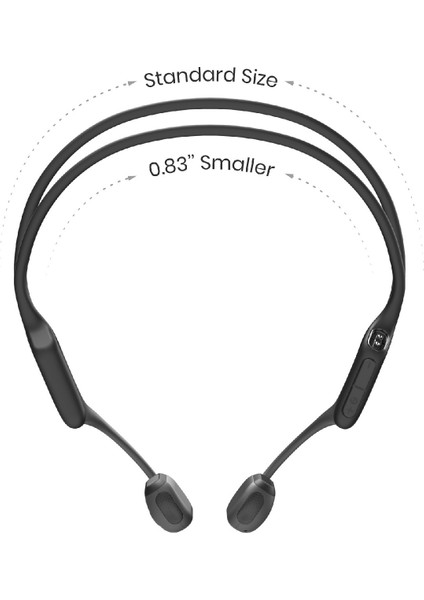 OpenRun Pro Bluetooth 5.1, Kemik İletim Teknolojisi, IP55 Suya Dayanıklı, 10 Saat Pil Ömrü, Açık Kulak Tasarımlı Kablosuz Spor Kulaklık – Siyah (Mini Beden)