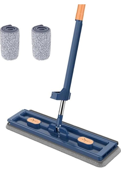 Запасные Части Пылесоса,büyük Düz Mop, Mop, 360° Döner Susuzlaştırma Kazıyıcılı Mop, Magic Mop 360° Susuzlaştırma Kazıyıcılı Mavi (Yurt Dışından)