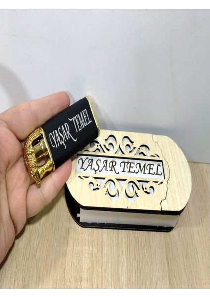 Çakmak Kişiye Özel Isim Yazılı ve Mdf Tasarım Kutulu NO:200 fiyatları