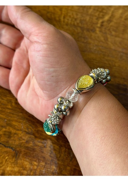 Renkli Boncuklu Lastikli Kadın Bileklik fiyatları