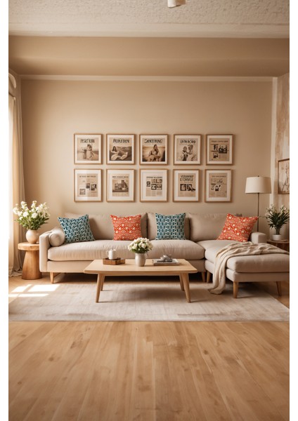 Retro 4'lü Kırlent Kılıf Ds1 fiyatları