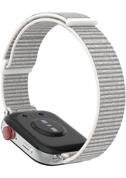 Appfube Watch 7 45MM KRD-112 Orbital Örgülü Halat Tasarımlı Naylon Kumaş Hasır Kordon-Yeşil fırsatları