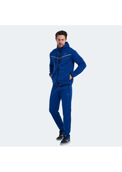 ORKA IN Erkek Slim Fit Eşofman Takımı Saks Mavi
