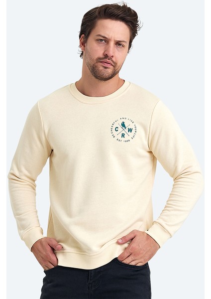 Lıfe Erkek Sweatshirt Kum Beji