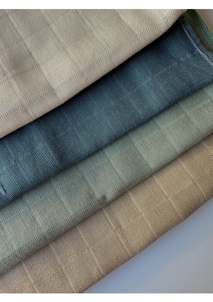 %100 Organik Muslin Bebek Ağız ve Salya Silme Mendili