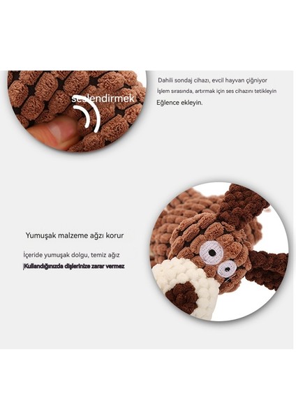 Köpekler Için Can Sıkıntısını Giderebilen, Çiğneyip Dişlerini Gıcırdatabilen Küçük Köpek Oyuncağı (Yurt Dışından) modelleri