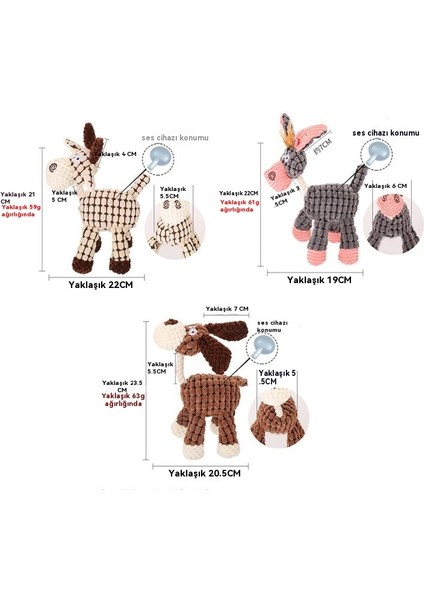 Köpekler Için Can Sıkıntısını Giderebilen, Çiğneyip Dişlerini Gıcırdatabilen Küçük Köpek Oyuncağı (Yurt Dışından) fırsatları