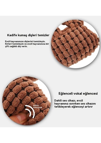 Köpekler Için Can Sıkıntısını Giderebilen, Çiğneyip Dişlerini Gıcırdatabilen Küçük Köpek Oyuncağı (Yurt Dışından) indirimleri