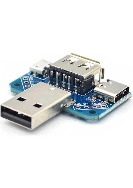 USB Soket Çevirici Kart USB Type C Micro USB Erkek Dişi USB Cep Telefonu Elektronik Cihaz USB Port