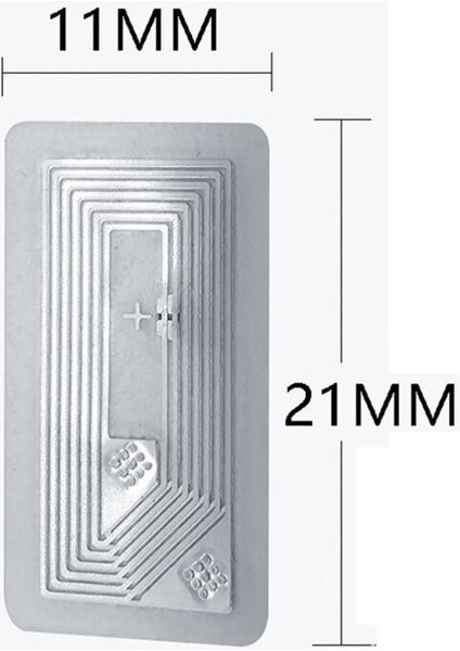 13.56MHZ NTAG213 Nfc Rfid Etiket Transparan Manyetik Sticker Proximity Göstergeç 13.56 Mhz Kapı